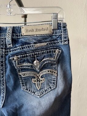 Rock Revival Easy Bootcut Jeans Size 28
